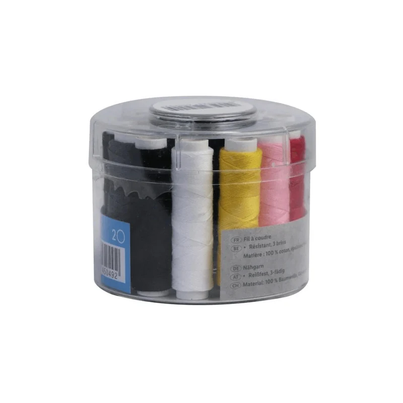 Crelando Multi-Colored Set Of Sewing Threads 12 pieces