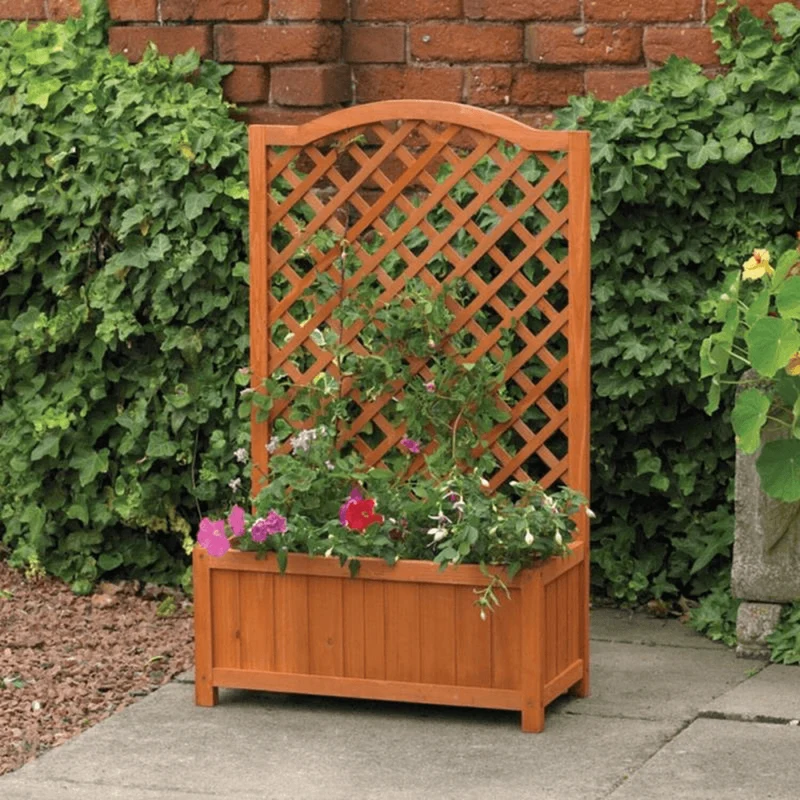 Parkside Planter With Trellis