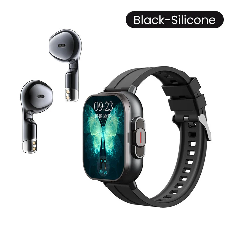 🔥Ny ankomst 202🔥2-i-1 Bluetooth-hörlurar Smartwatch