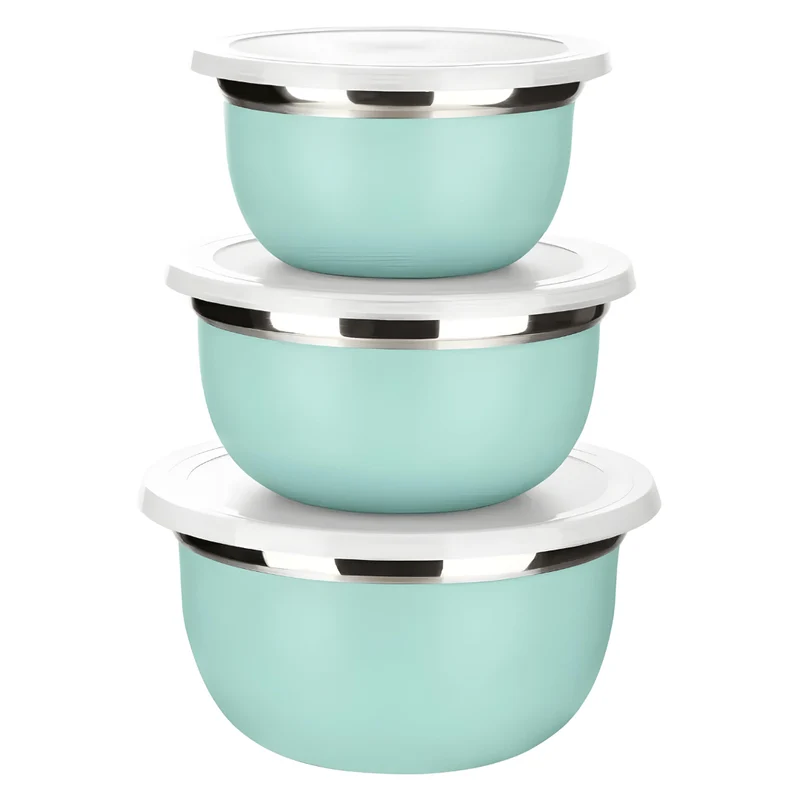 ERNESTO® Set of 3 Bowls, Stainless Steel