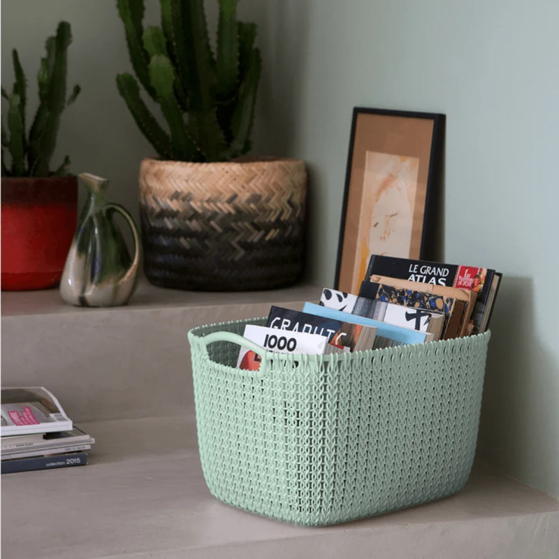 Curver Woven Look Basket, 19 L