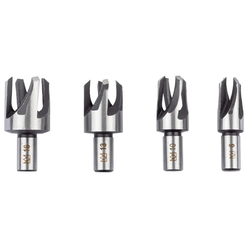 Parkside® Pin Drills, 4 Pieces