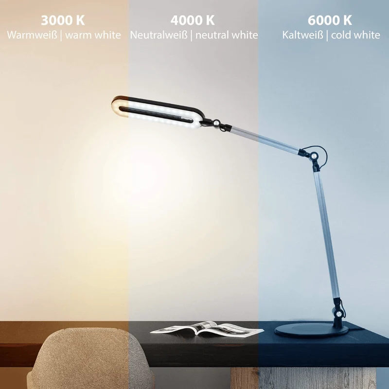 Livarno Home Modern Design Led Desk Lamp