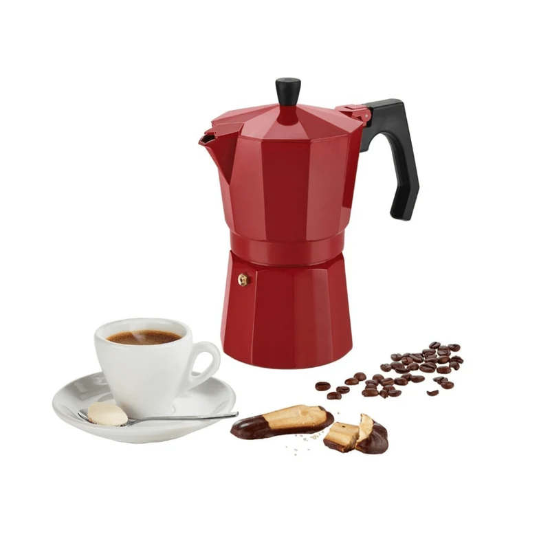 ERNESTO® Italian Coffee Maker , Aluminum , 9 cups