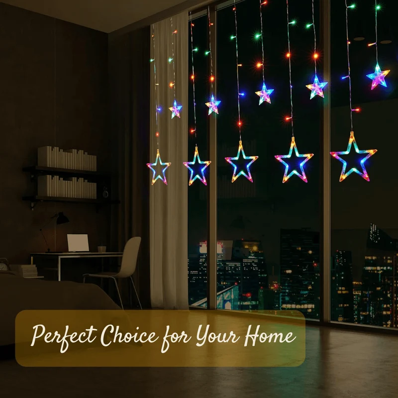 Light Zone Beautiful LED Star Light Curtain
