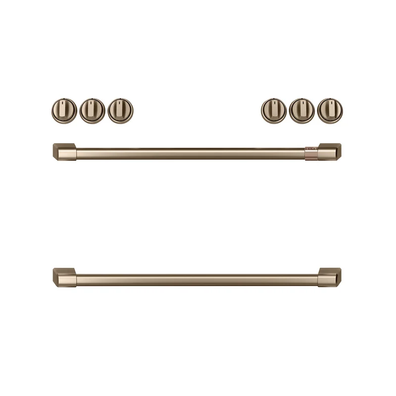 Cafe Series Control Electric Range Handle and Knob Kit - Bronze