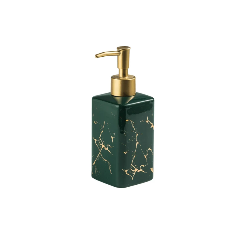 Marble Style Ceramic Soap Dispenser, 320ml