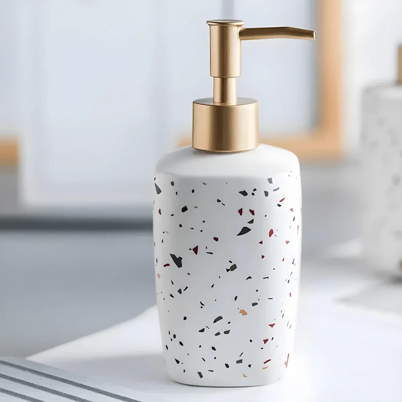 Nordic Ceramic Matte Soap Dispenser – Designer Series