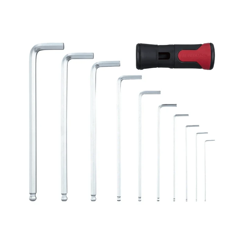 Parkside Star Head / Hex Key Set - 11 piece set