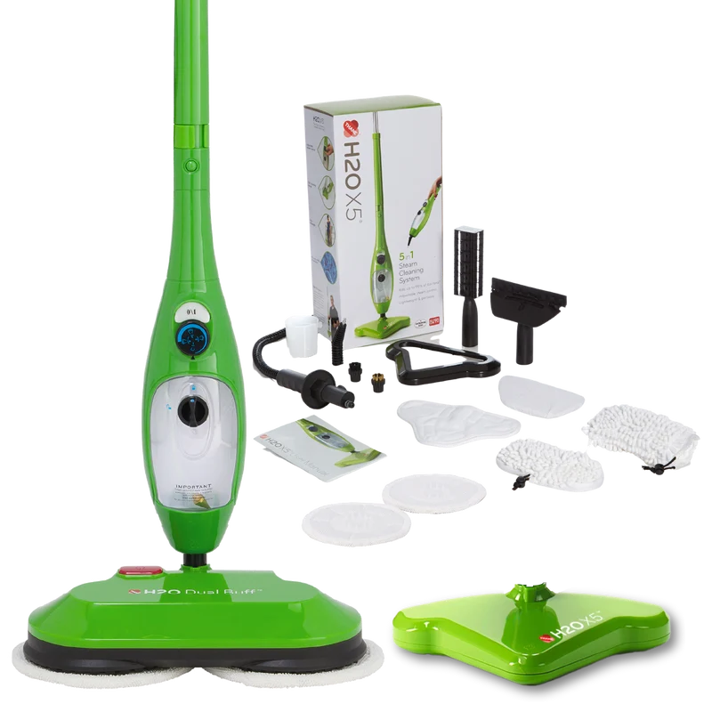 H2O X5® Dual Buff 8-in-1 Steam Cleaner
