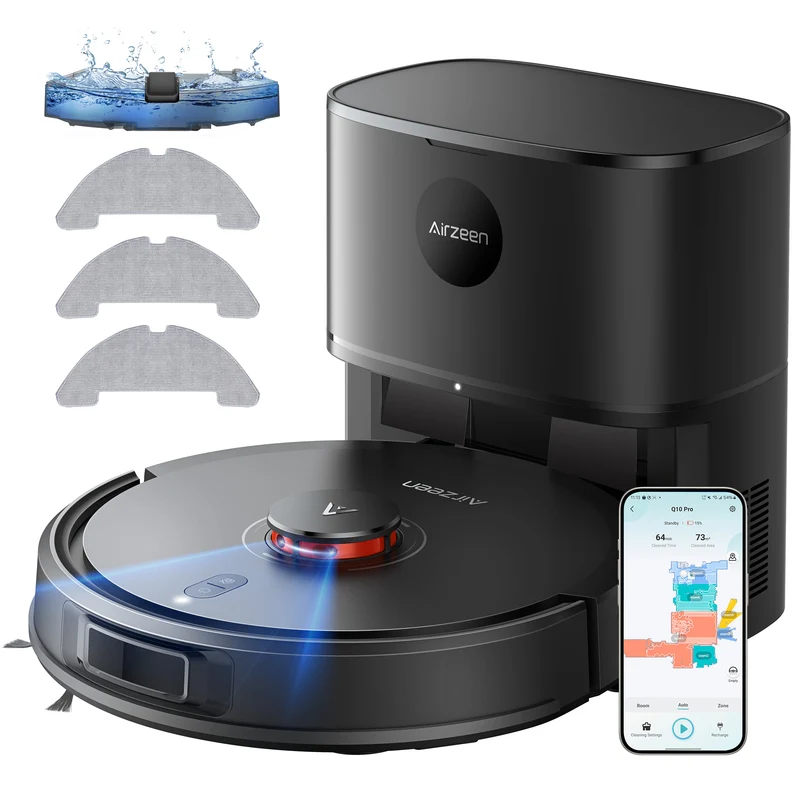Airzeen 10000Pa Robot Vacuum Cleaner Q10Pro（UK）