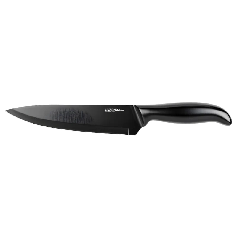 LIVARNO Home Chef’s Knife – 19 cm Blade, Black