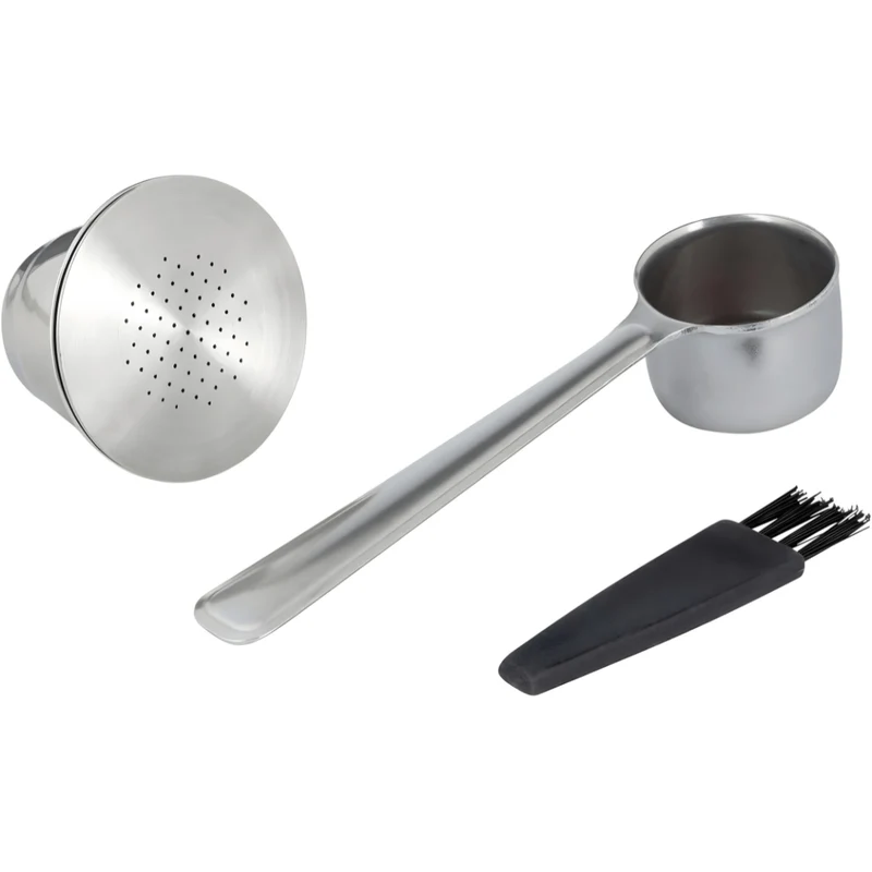 Ernesto Reusable Stainless Steel Coffee Capsule Set – Compatible with Nespresso