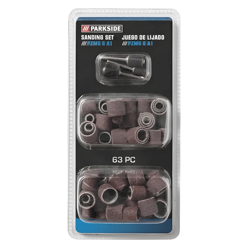 Parkside Multi-Sander Accessory Sets – Sanding, Brush & Fleece Disc Variants