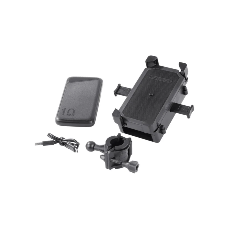 BIKEMATE Smartphone Holder With Power Bank For Bike