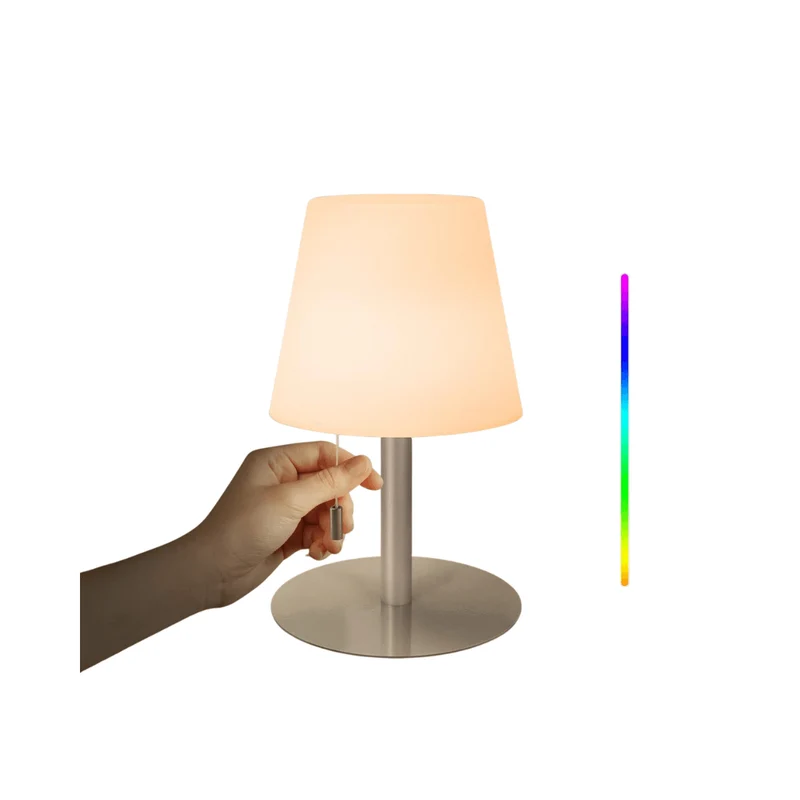 Outdoor Table Lamp With 8 Colrs Dimmable
