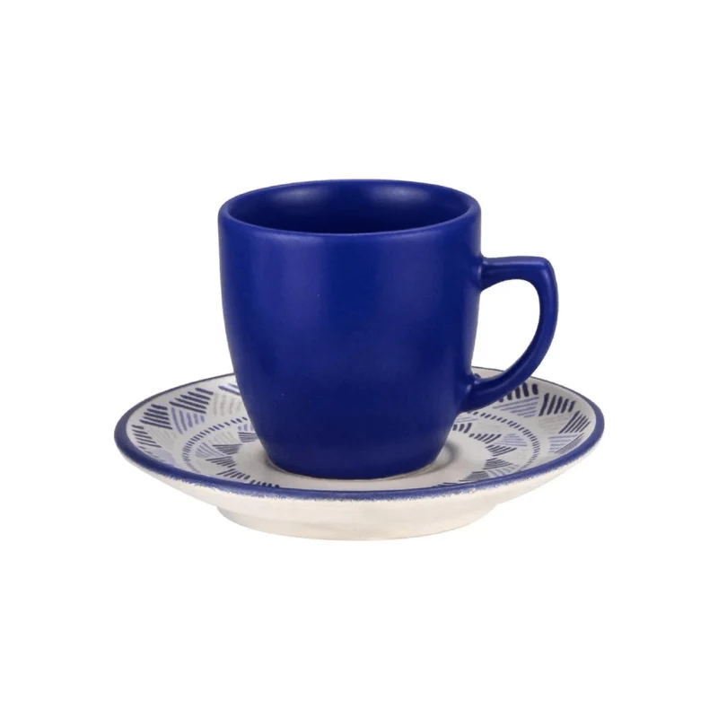 COFFEE Cup Set Of 6 Matte MAGIC CYLINDER 12 PIECES