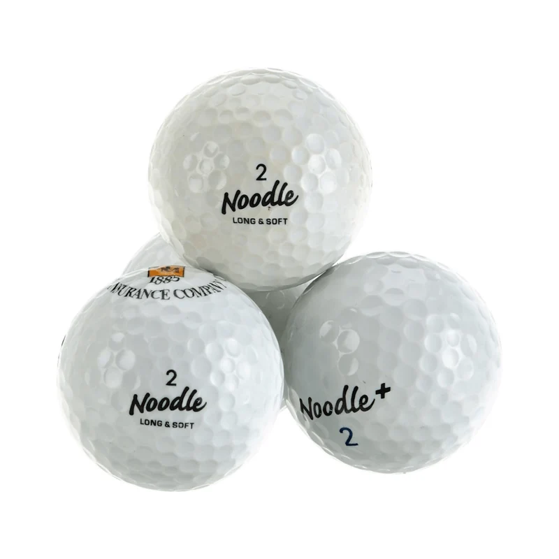 Noodle Lake Grade A Golf Balls - White Set Of 3