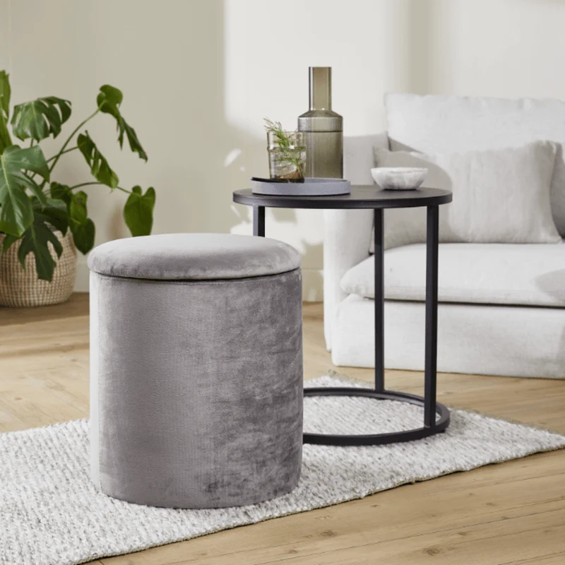 HOME CREATION Side Table With Stool