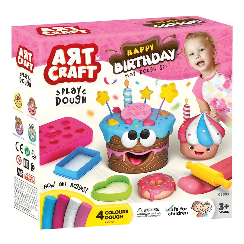 Art Craft Birthday Dough Set 200 gr