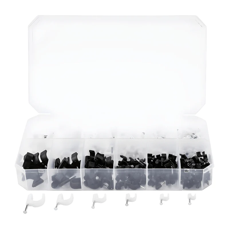 Parkside Assorted Cable Clips, 264 Pieces
