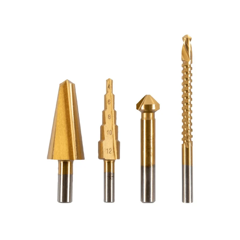 Parkside Multi-Functional Drill Bit Set, 4 Pieces