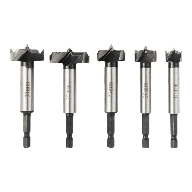 PARKSIDE FORSTNER WOOD DRILL BIT, 5 PIECES
