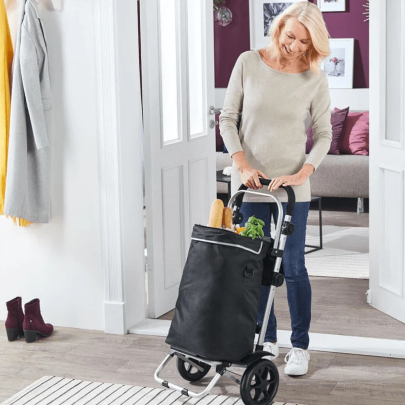 TOPMOVE® Shopping Trolley, Including Folding Mechanism 40L
