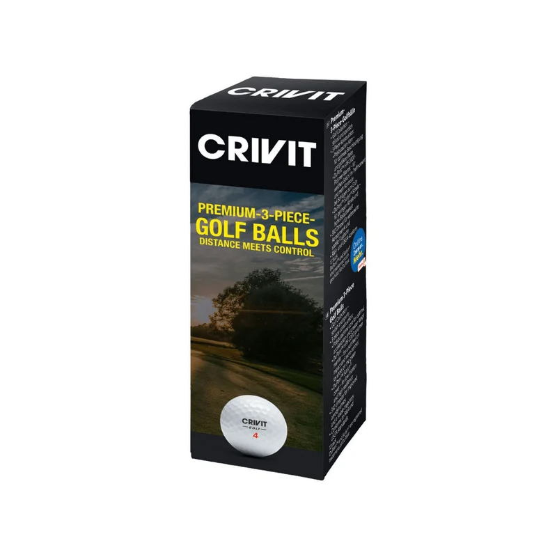 CRIVIT SET OF 3 GOLF BALLS