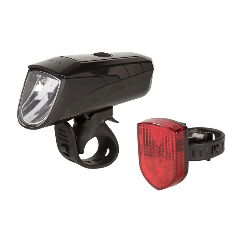 CRIVIT SET LED BICYCLE LIGHTS, FRONT AND REAR LIGHT
