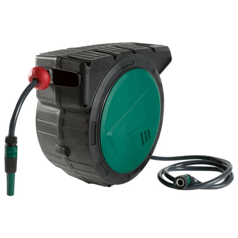 PARKSIDE GARDEN HOSE BOX WITH WALL MOUNT