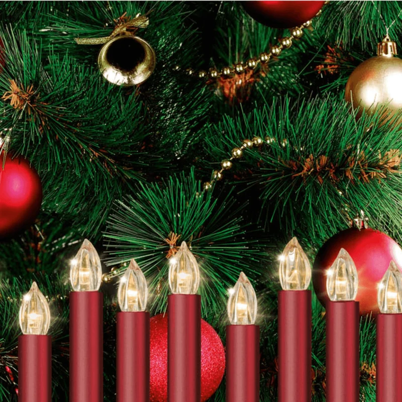 LIVARNO home LED Christmas Tree Candles, 15 pcs.