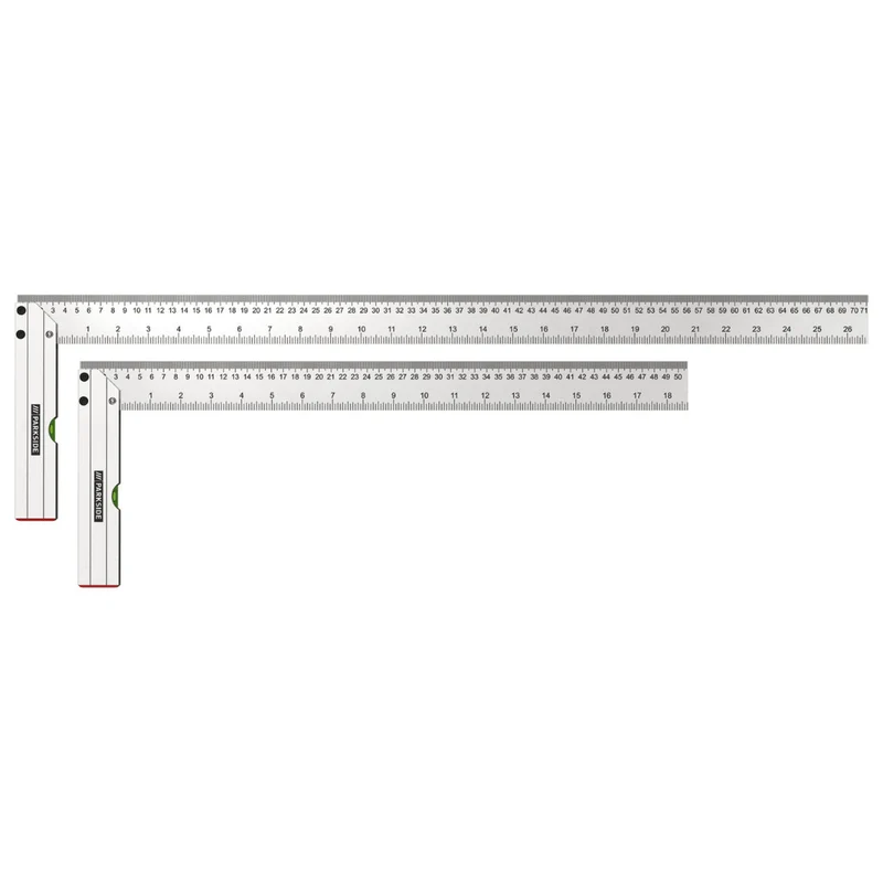 Parkside Graduated Spirit Level Square Set