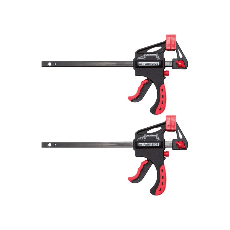 Parkside One-Hand Clamp Set of 2 Pieces