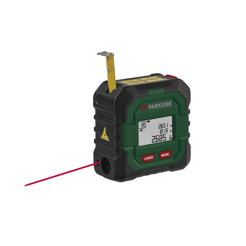 PARKSIDE LASER DISTANCE METER WITH TAPE MEASURE