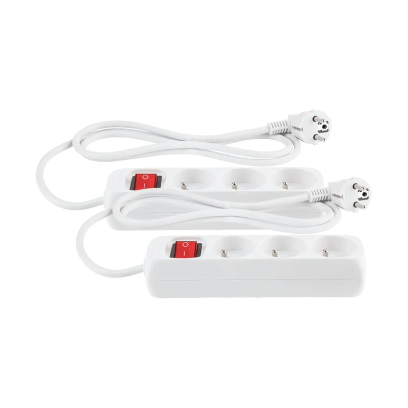 PARKSIDE 3 SOCKET POWER STRIPS SET OF 2