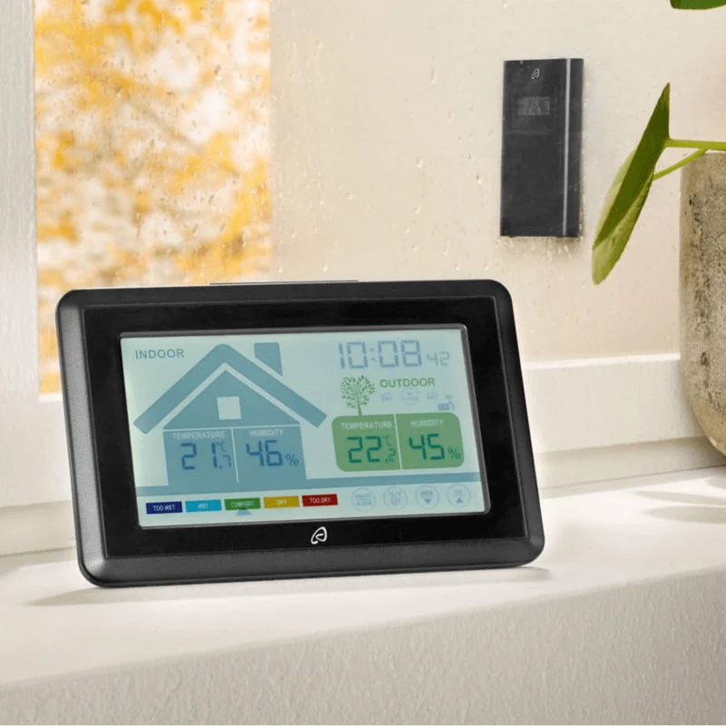 AURIOL WIRELESS WEATHER STATION WITH TOUCH SCREEN
