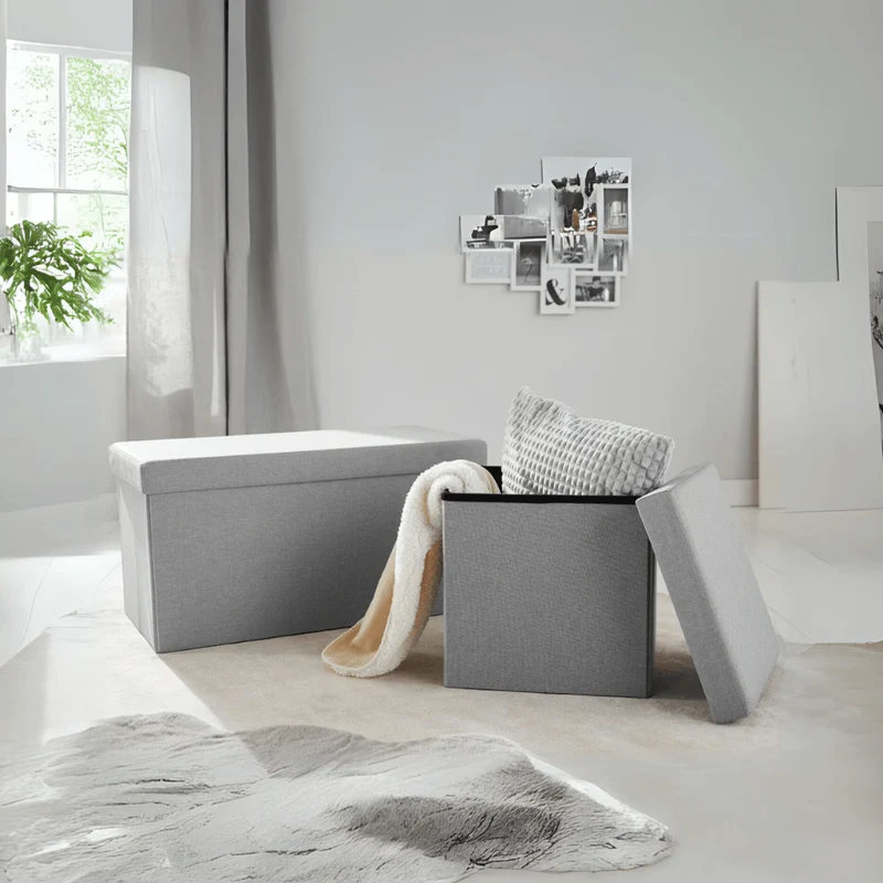 LIVARNO HOME BENCH WITH STORAGE, 78 X 40 X 40 CM