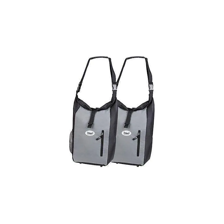 CRIVIT REFLECTIVE BIKE PANNIERS SET OF 2