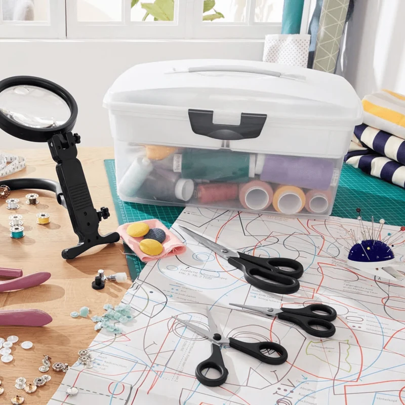 Crelando 11L Storage Box for Sewing Accessories