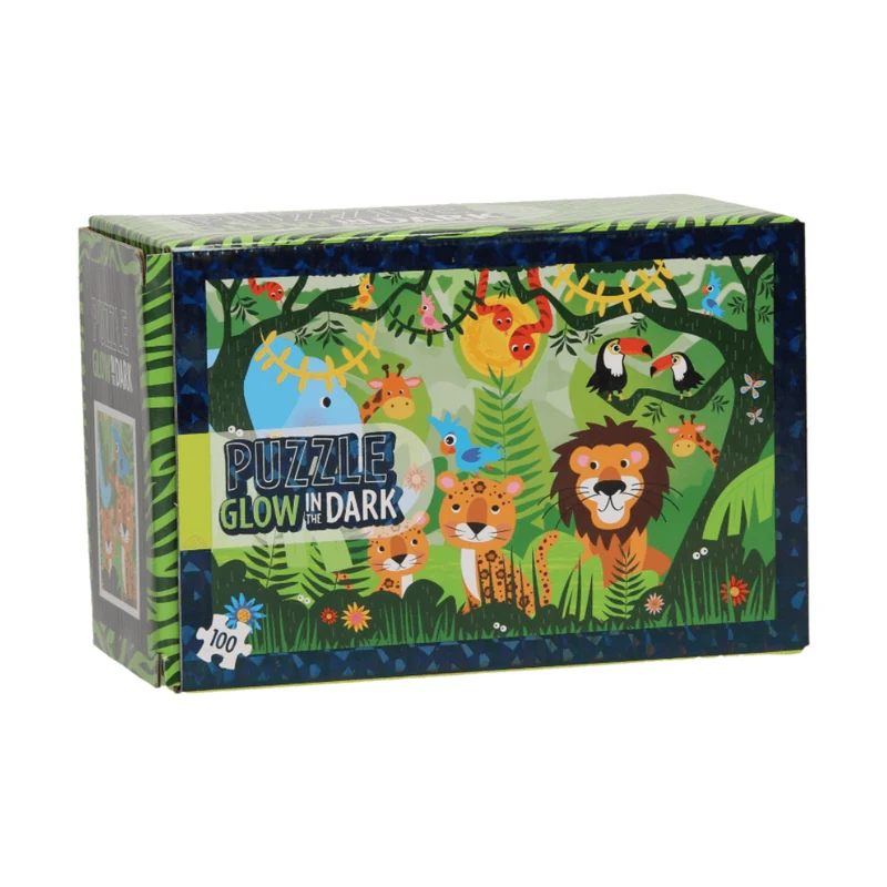 PUZZLE GLOW IN THE DARK 100 PIECES 45×30CM