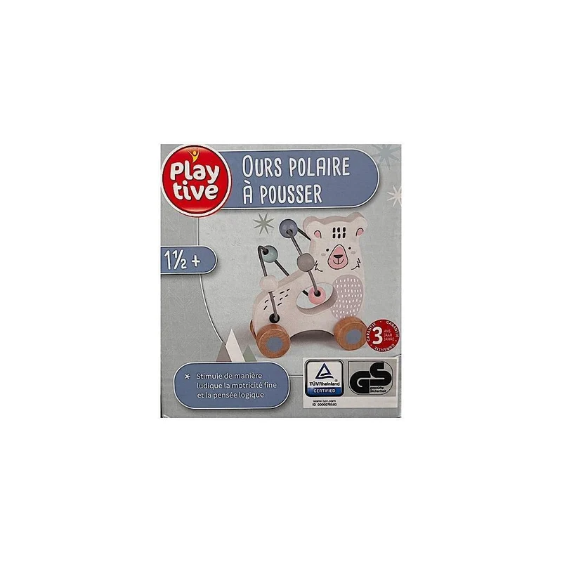 PLAYTIVE PUSH POLAR BEAR 1 YEAR +