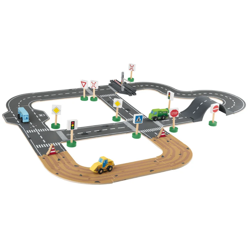 PLAYTIVE CONSTRUCTION ROAD SET 36 PIECES