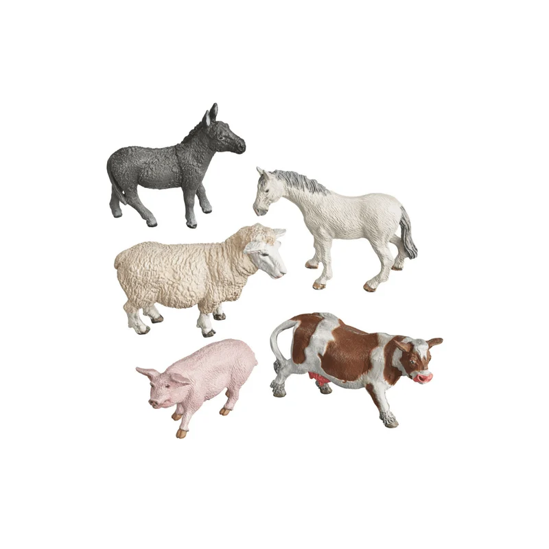 PLAYTIVE Farm Animal TOY ANIMAL SET OF 5