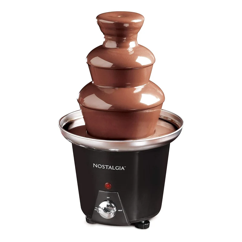 Mini Chocolate Fondue Fountain - Black