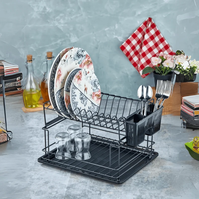TWO LAYER STAINLESS STEEL DISH BASKET