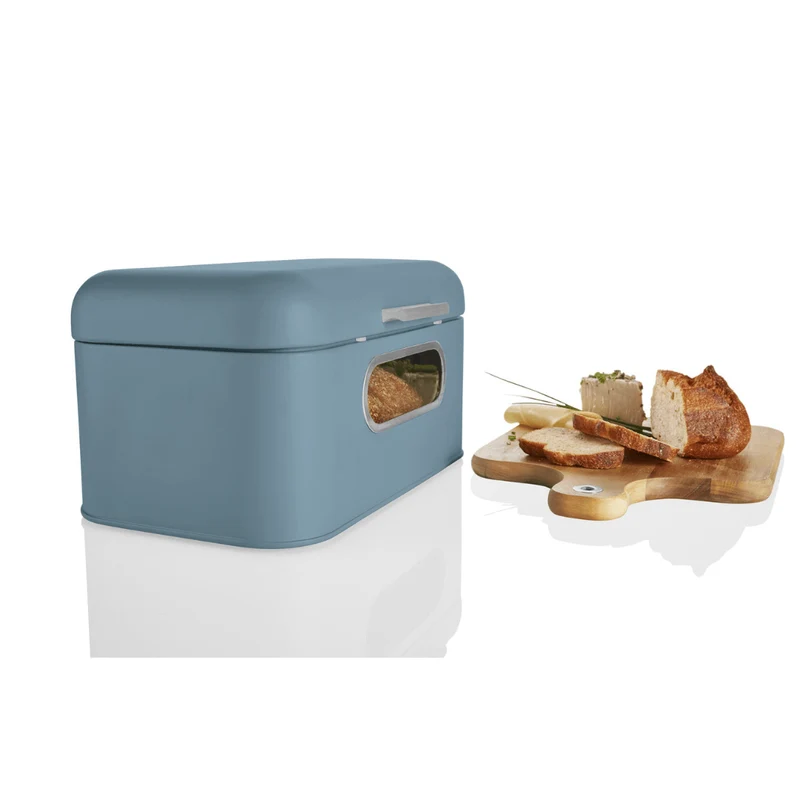 Ernesto bread box, powder-coated metal