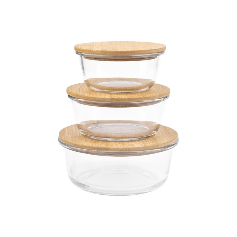 Ernesto Storage Boxes, Set of 3 Round