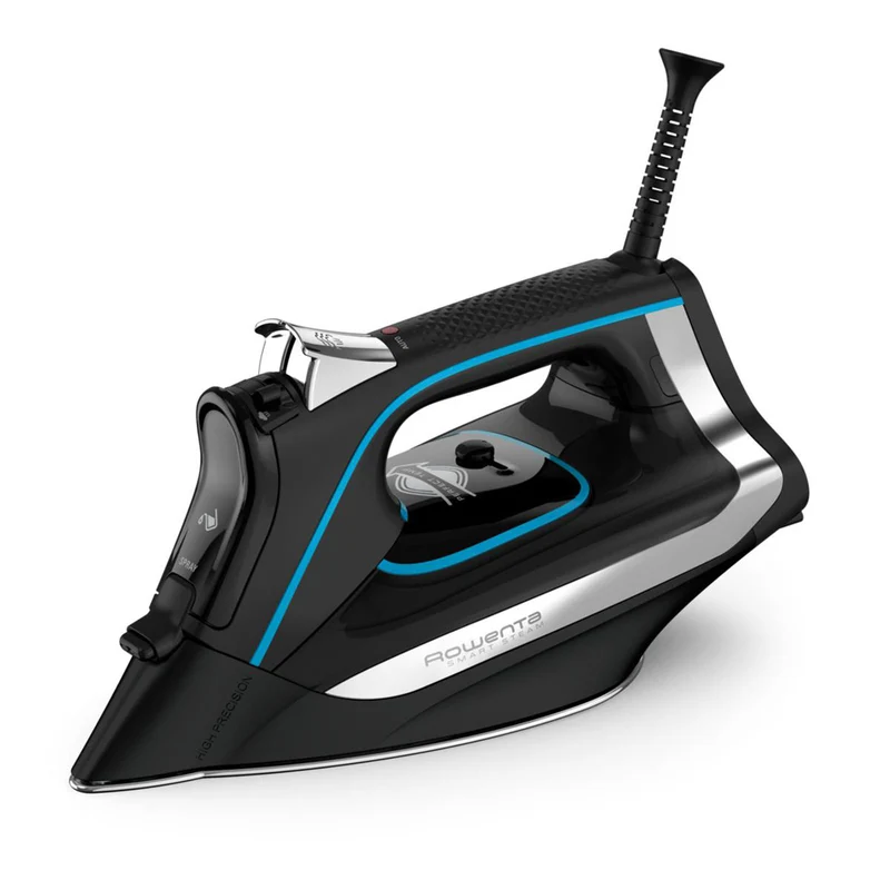 Smart Steam Care Iron with Laser Stainless Steel Soleplate - Black/Blue