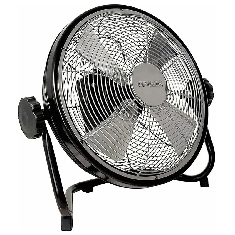 12" Rechargeable Battery-Operated Utility Air Fan - Black